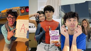 Try Not To Say WoW Challenge with Brent Rivera Funny TikTok Videos Compilation