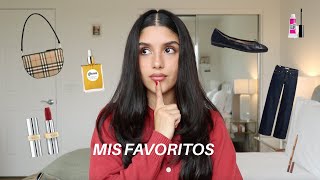 Todas las cosas sin las que no podría vivir, mis favoritos