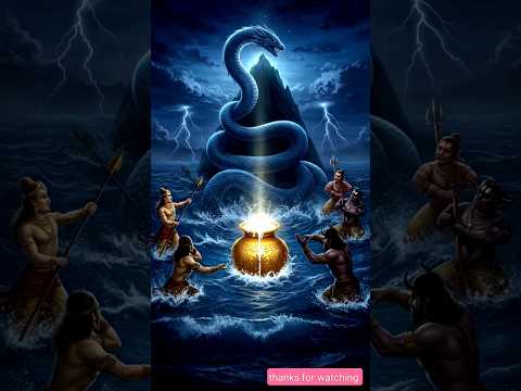 🌀समुद्र मंथन की 14 चमत्कारी चीज़ें — जानकर चौंक जाओगे! ✨ | samudra manthan explained #shorts