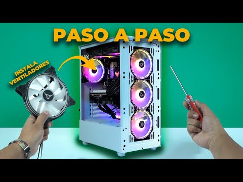 GUÍA de como INSTALAR y elegir Ventiladores en tu PC GAMER | Tutorial explicado paso a paso