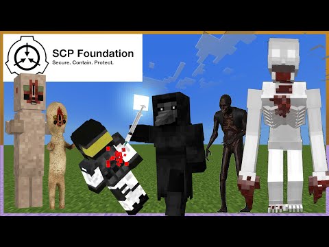 MINECRAFT SCP ADD-ON: ALL SCP & HUMANS