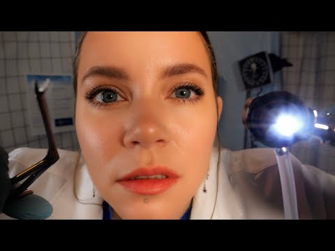 ASMR 👂 You Have Something in Your Ear 👂 Removing a Foreign Object | Extra Otoscope