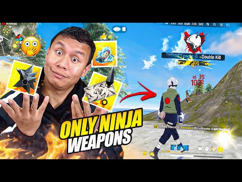 No Guns Only Naruto Ninja Items Challenge in Free Fire 😱 Tonde Gamer