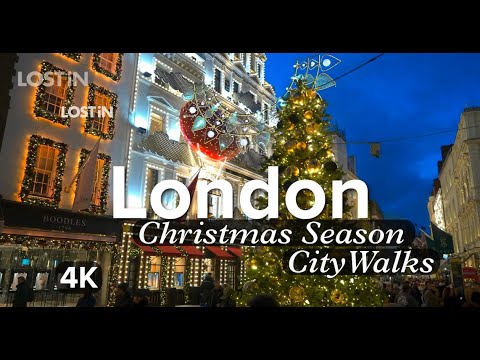 Exploring London’s Christmas Lights: A Festive Walking Tour Through the City