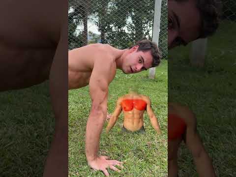 Evolua fazendo flexões 💪🏻✔️.  (O link está na bio) #calistenia #pushups #shape #saude