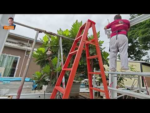 สร้างบ้านให้ลุงจุดติด Ep2 ประกอบโครงสร้างน๊อคดาวน์