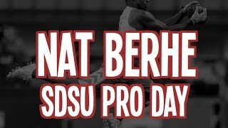 NAT BERHE - SDSU PRO DAY WORKOUT (03/20/2014)