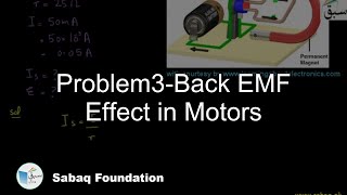 Problem3-Back EMF Effect in Motors