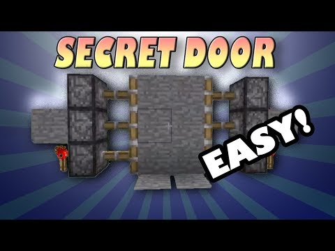 How to Make Secret Door In minecraft - NO MOD NEEDED 1.20+
