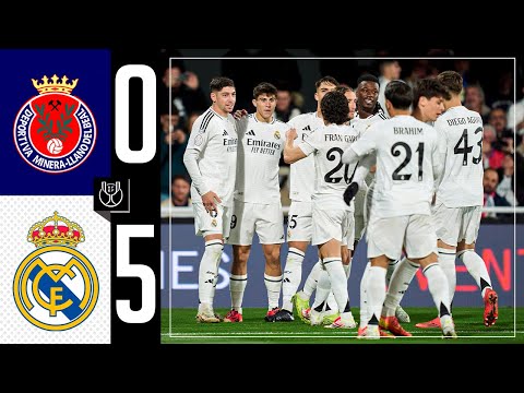 HIGHLIGHTS | Deportiva Minera 0-5 Real Madrid | Copa del Rey 2024/25