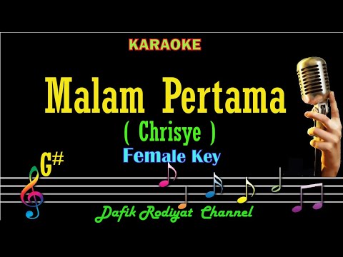 Malam Pertama (Karaoke) Chrisye Nada Wanita/ Cewek/ Female key G#