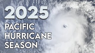 2025 Pacific Hurricane Season Animation