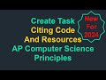 Citing Resources in Projects