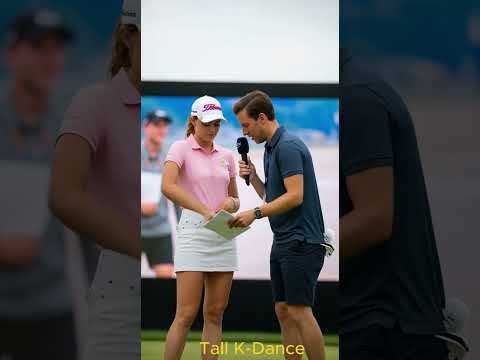 🎀핑크빛 골프 요정 등장! 우아함 그 자체✨ #womenssports
