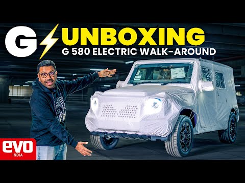 Mercedes G 580 Electric | Unboxing and walk around | @evoIndia