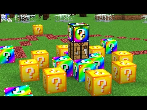 YOUTUBER MINECRAFT LUCKY BLOCK HUNGER GAMES