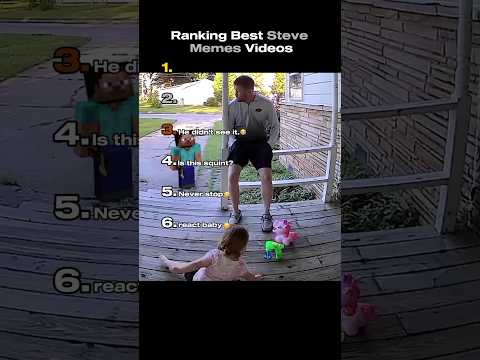 Steve Minecraft memes #minecraft #steve #memes #ranking #tiktok