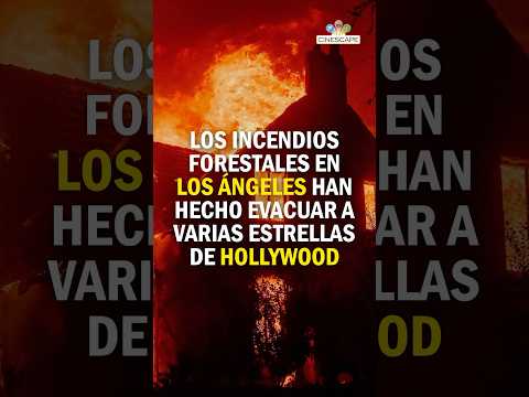 Los incendios forestales en Los Ángeles han hecho evacuar a varias estrellas de Hollywood