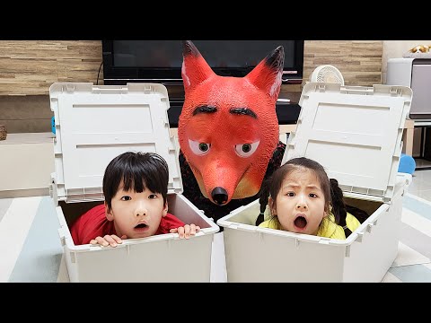 서은이의 동물 가면 숨바꼭질 ~~ Hide and seek with animal mask