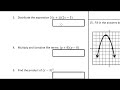 Expanding and Simplifying Expressions