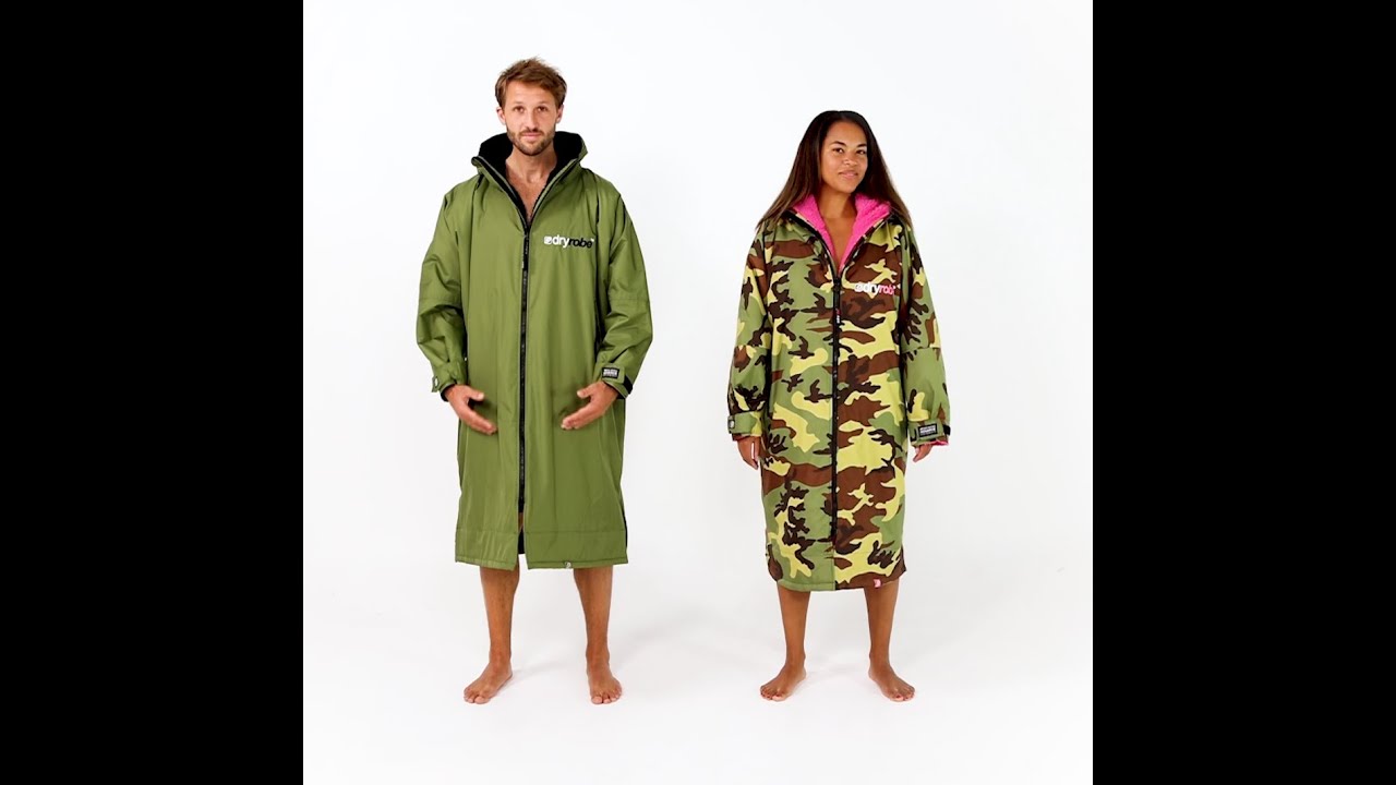 Get changed. Stay warm. Only with a real dry robe