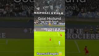 Goal Da Rapace Di #rasmushojlund in Napoli Lecce #seriea #viralvideo🇩🇰⚽️💙🩵