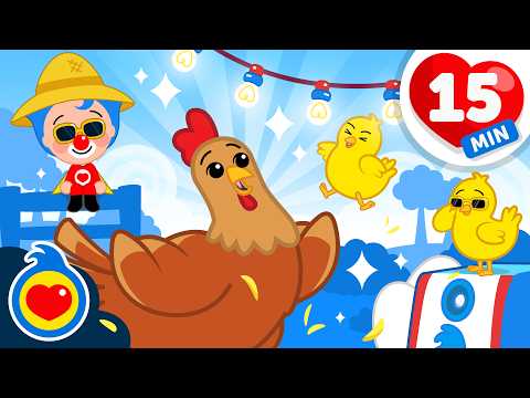 La Gallinita 🐔 Versión Extendida 🎶 Canciones Infantiles Para Cantar Y Bailar (15 Min) | Plim Plim