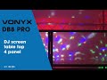 Vonyx DB8 Pro DJ Table Top Facade