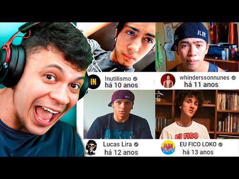 ASSISTINDO O PRIMEIRO VÍDEO DOS YOUTUBERS 😱