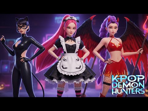 Halloween KPop Demon Hunters Song | Animated Music Video | Croco Beat