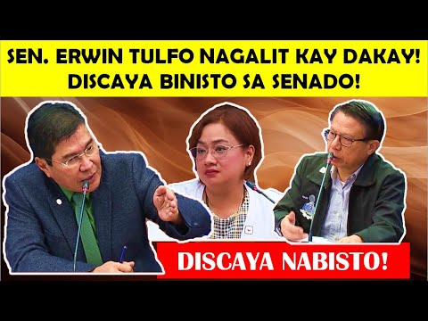 SEN. ERWIN TULFO NAGALIT KAY DAKAY: BLACKLISTED CONTRACTORS NAKALUSOT + DISCAYA BINISTO SA SENADO!