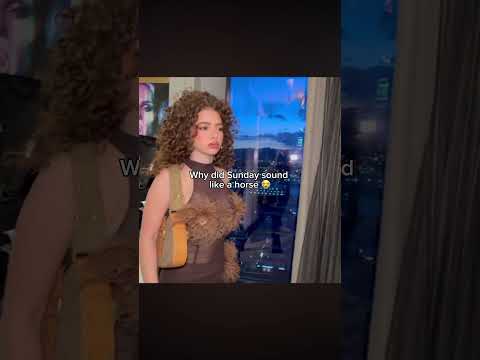 Sunday sounding like a horse😭 #kalogerassisters #sundaykalogeras #demitrakalogeras #elianakalogeras