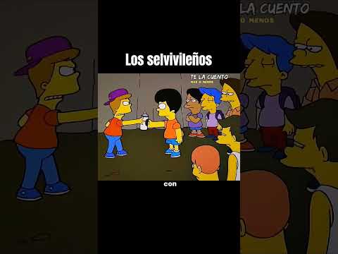 Bart y los "selvivileños" 😆 | #simpsons #humor #comedia