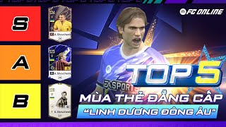 TOP 5 MÙA THẺ CHẤT LƯỢNG BẬC NHẤT CỦA SHEVCHENKO | FC Online