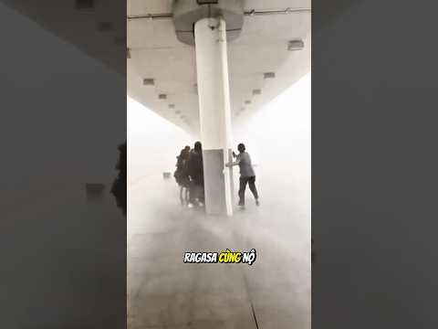 Cận cảnh Bão số 9 Ragasa cuồng nộ tràn vào Trung Quốc với sức gió giật cấp 17 #shortvideo #baoso9
