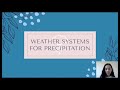 Understanding Precipitation and Cyclones