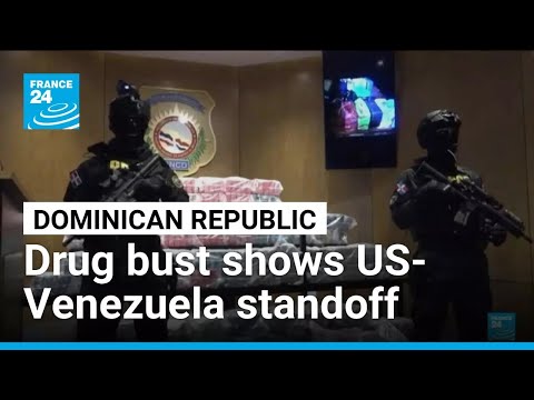 YouTube video thumbnail: Dominican Republic Drug Bust Underscores Growing US-Venezuela Standoff 