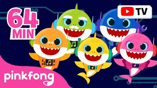 Summer Mix - Baby Shark Robot and more | Baby Shark Remix | +Compilation | Pinkfong Official