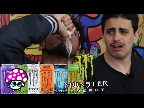 PROVANDO TODOS OS SABORES DE MONSTER