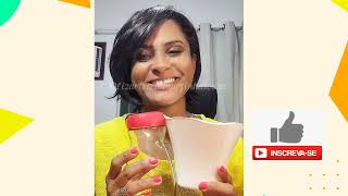 Olha o que Aconteceu com esse vidro de nescafé . Tô apaixonada.