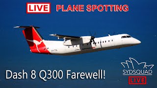🔴 LIVE - QantasLink Dash 8 Q300 Farewell! - Plane Spotting @ Sydney Airport with Tim 🔴