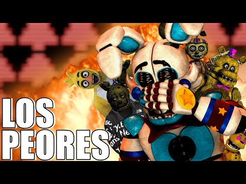 Los PEORES Fangames de Five Nights at Freddy's (La saga completa)