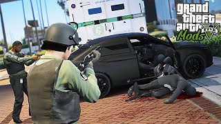 TRABALHANDO DE TRANSPORTE DE VALORES!! - GTA 5 MODS