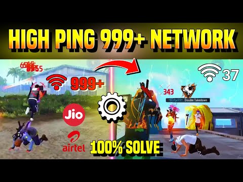 High Ping 999+ Network Problem solve In Free Fre Max ( FF network issue Fixed)
