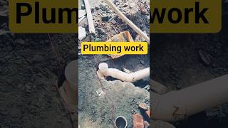Plumber work plumbing time #tricks #plumbingtime #experiment #pipelining #construction