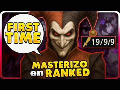 😈¡JUEGO *SHACO en RANKED* en MASTER TRAS 15 AÑOS sin USARLO y ME SORPRENDO de LO BRUTAL QUE ES!