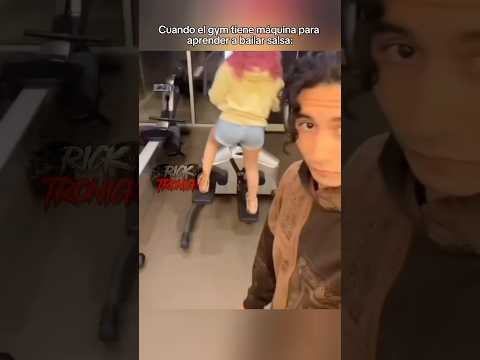 💥Cuando el gym tiene máquina para aprender a bailar salsa💥