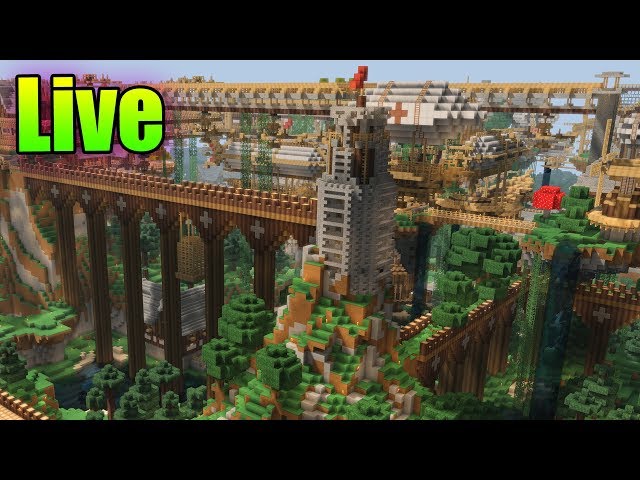 Epic Creative Structures | Come Play Minecraft With Me LIVE | Part 8