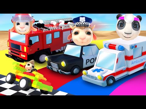 Heroes On Wheels🚨Rescue Team Adventures! 🦸‍♂️Cartoon for Kids