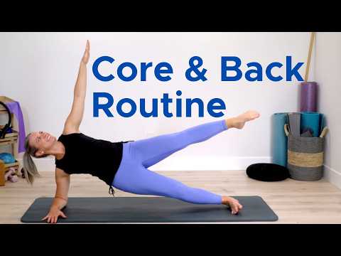 15 min Core & Back Workout (NO EQUIPMENT)